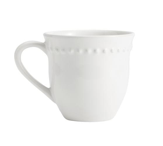Emma Mug, Set of 4, White