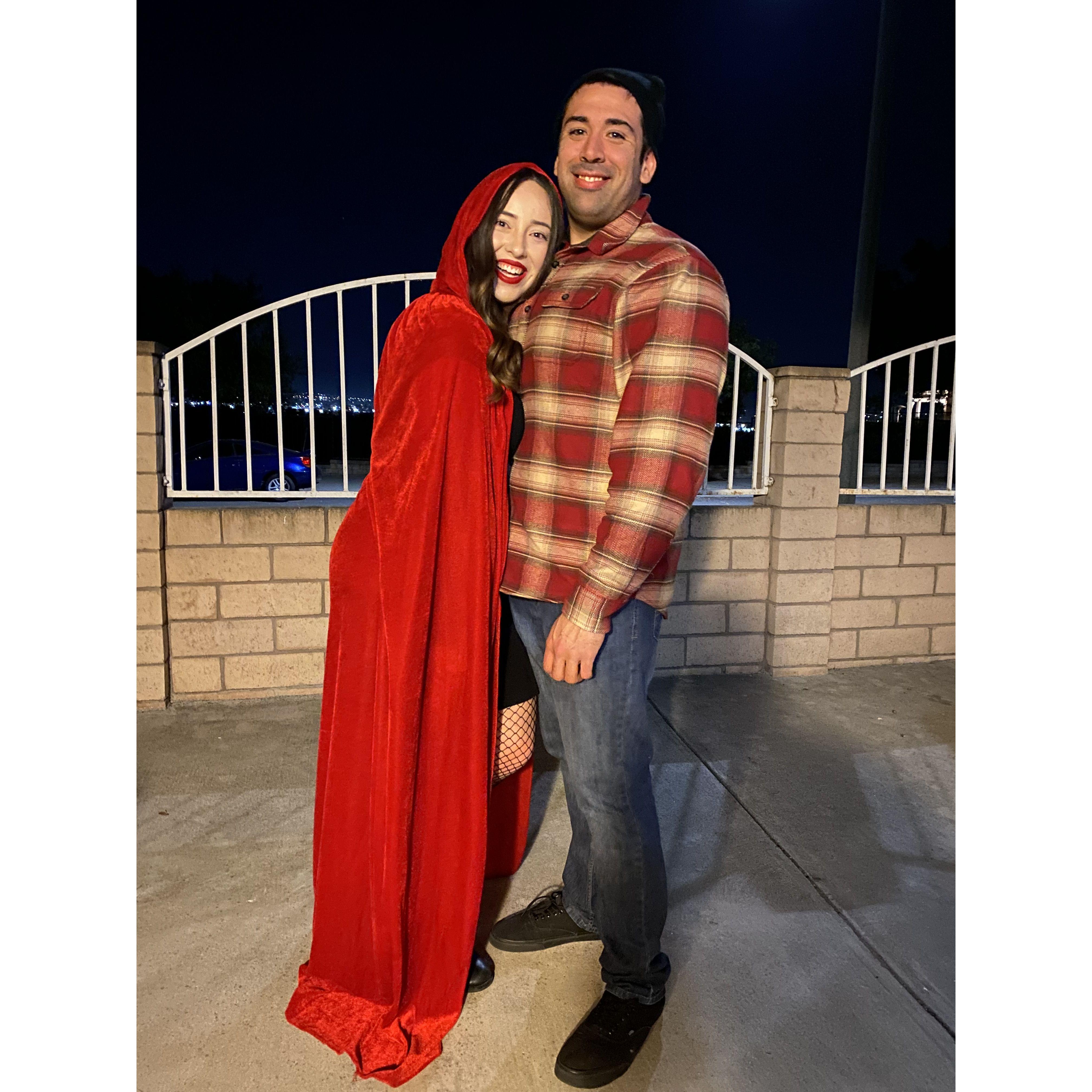 Our Halloween costumes for the past three years running!