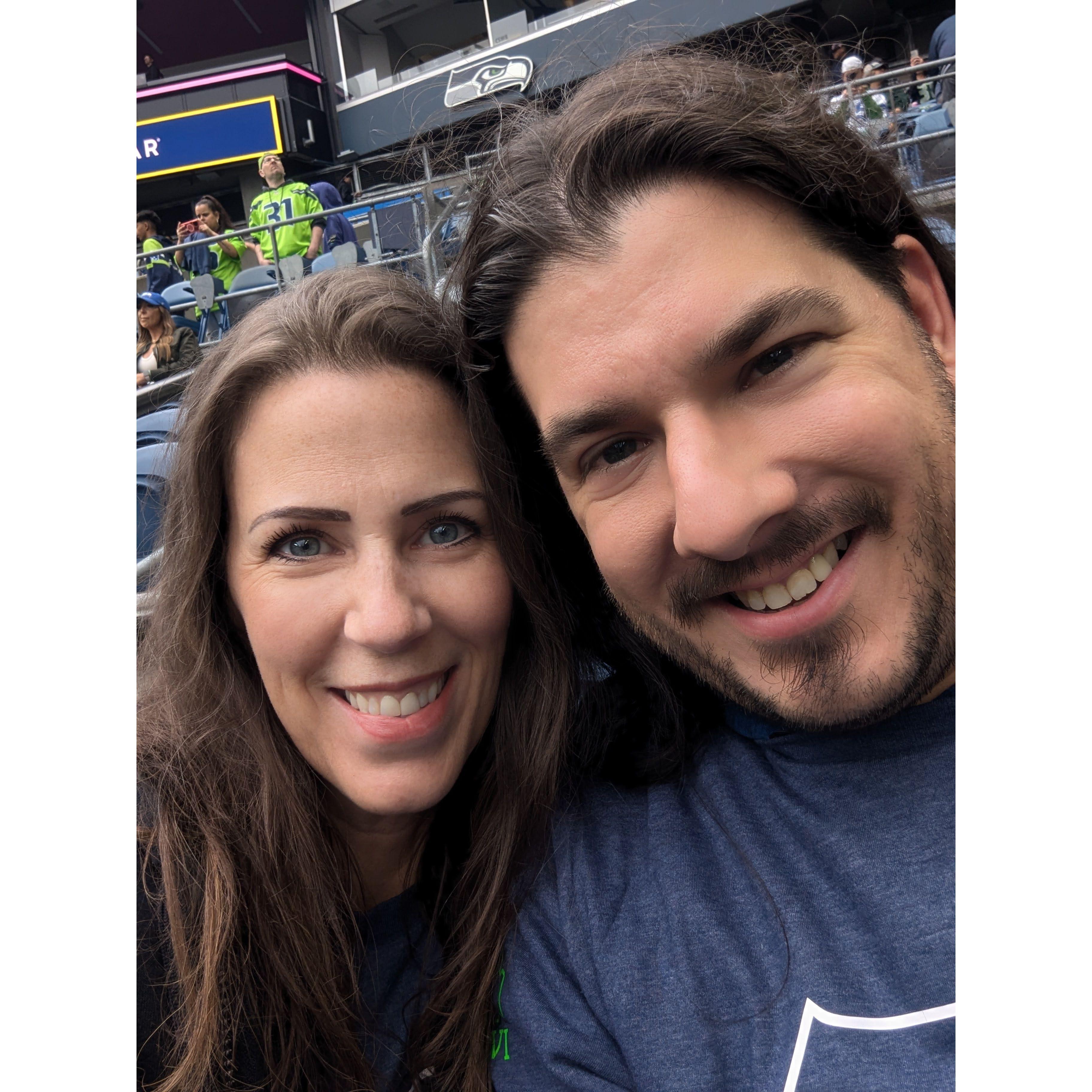 Lumen Stadium for Seahawks Game