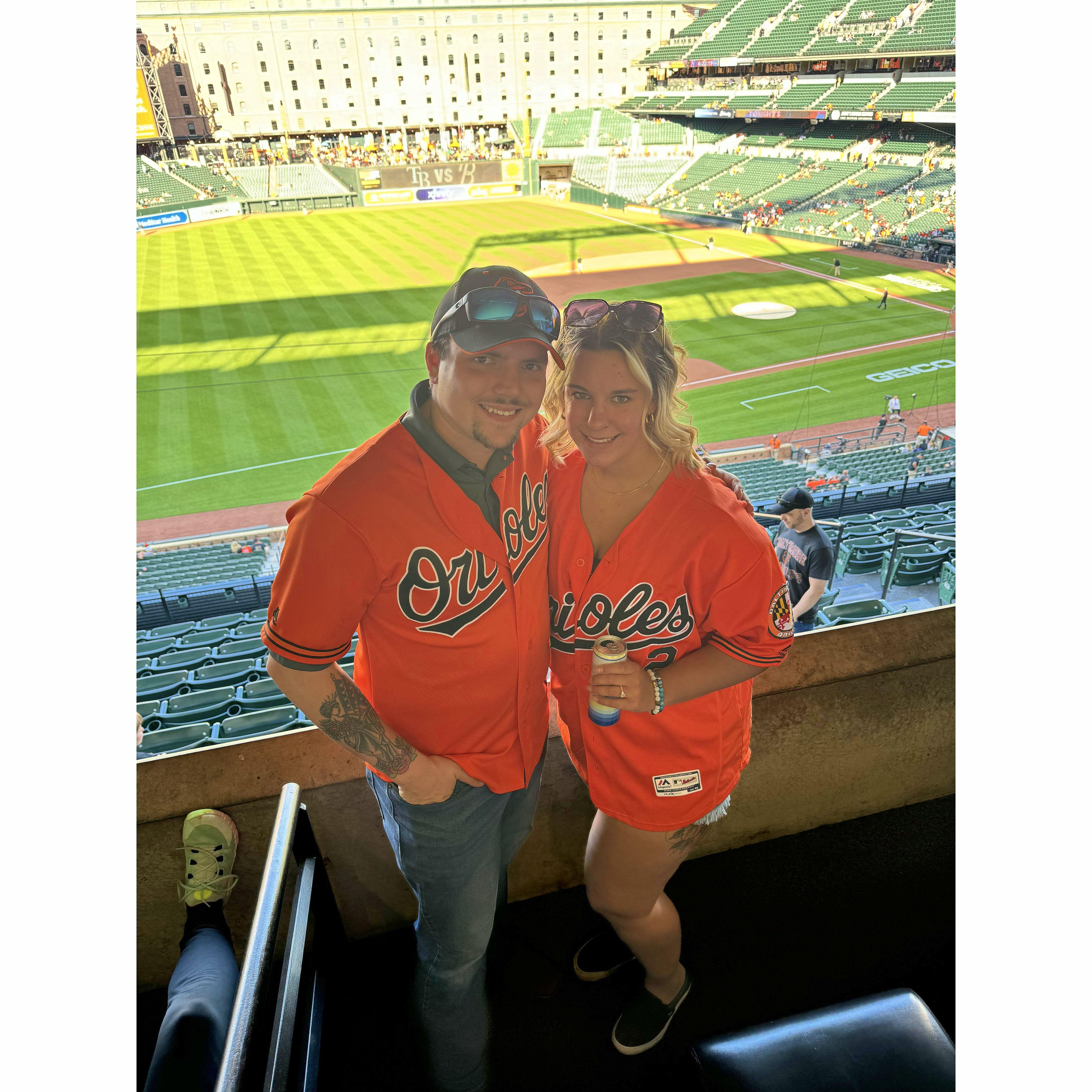 We love going to Orioles games together