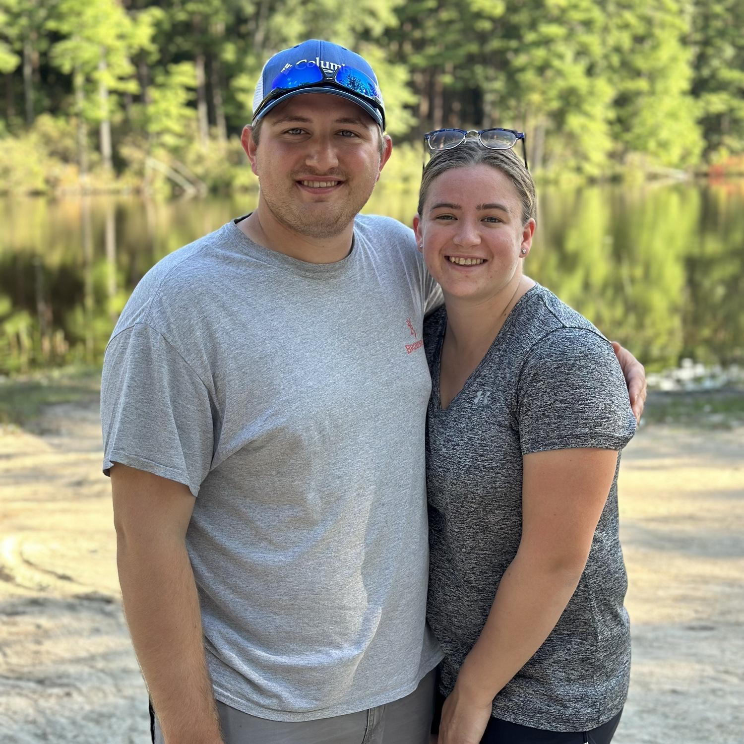 Jeremy and Hannah love to go camping! One of their favorite camping spots is Pine Lake in Sturbridge, MA.