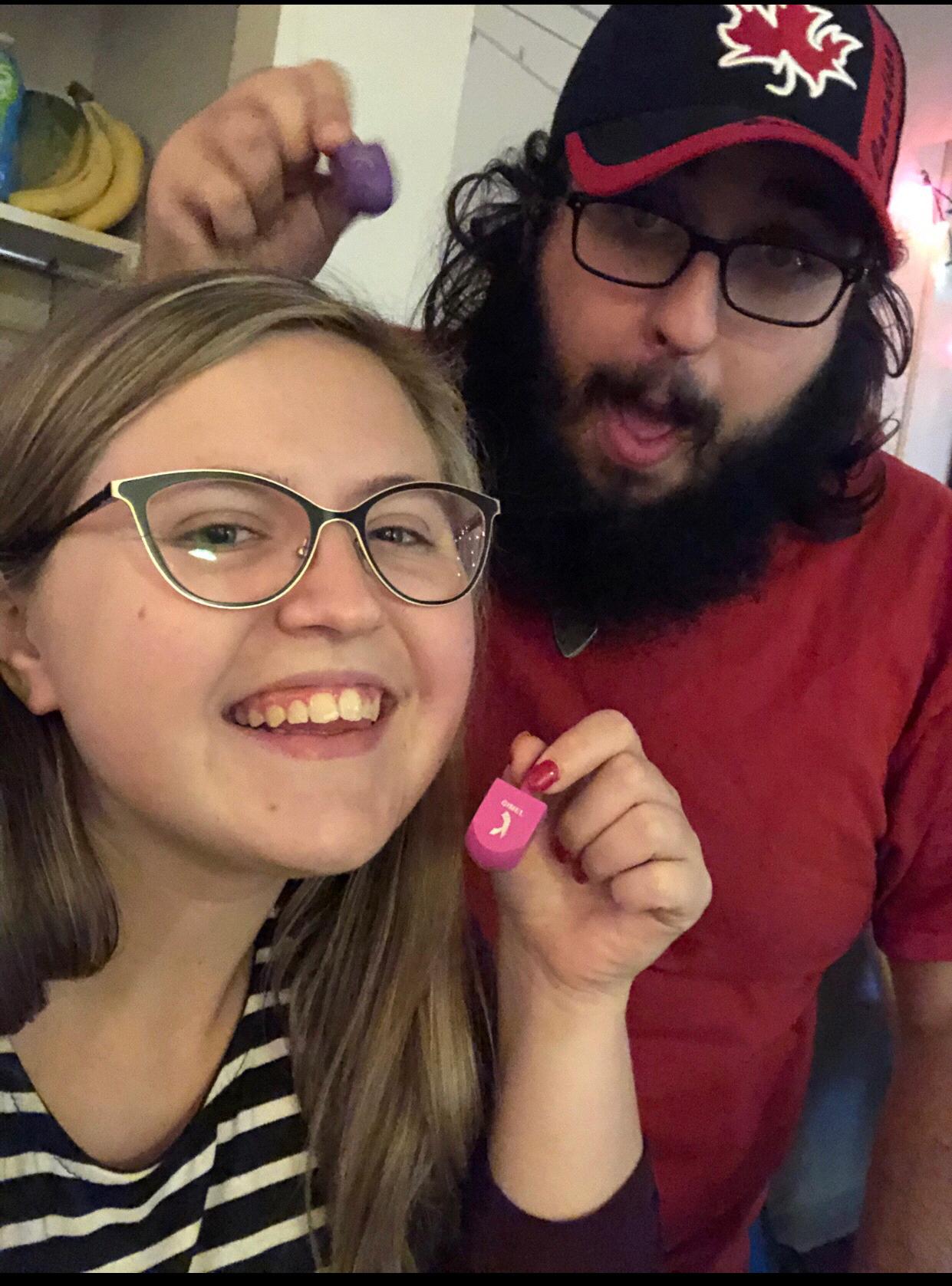 We enjoyed celebrating Hanukkah for the first time this year!