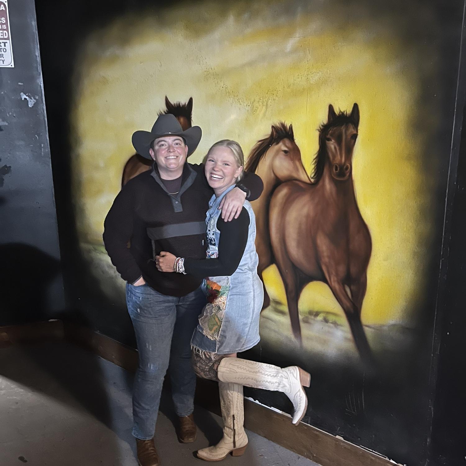 Suddenly Mary Kate loves to 2-step, even got a pair of cowgirl boots.