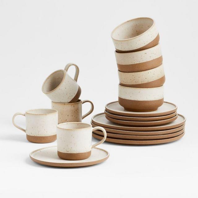 Argila 16-Piece Stoneware Dinnerware Set