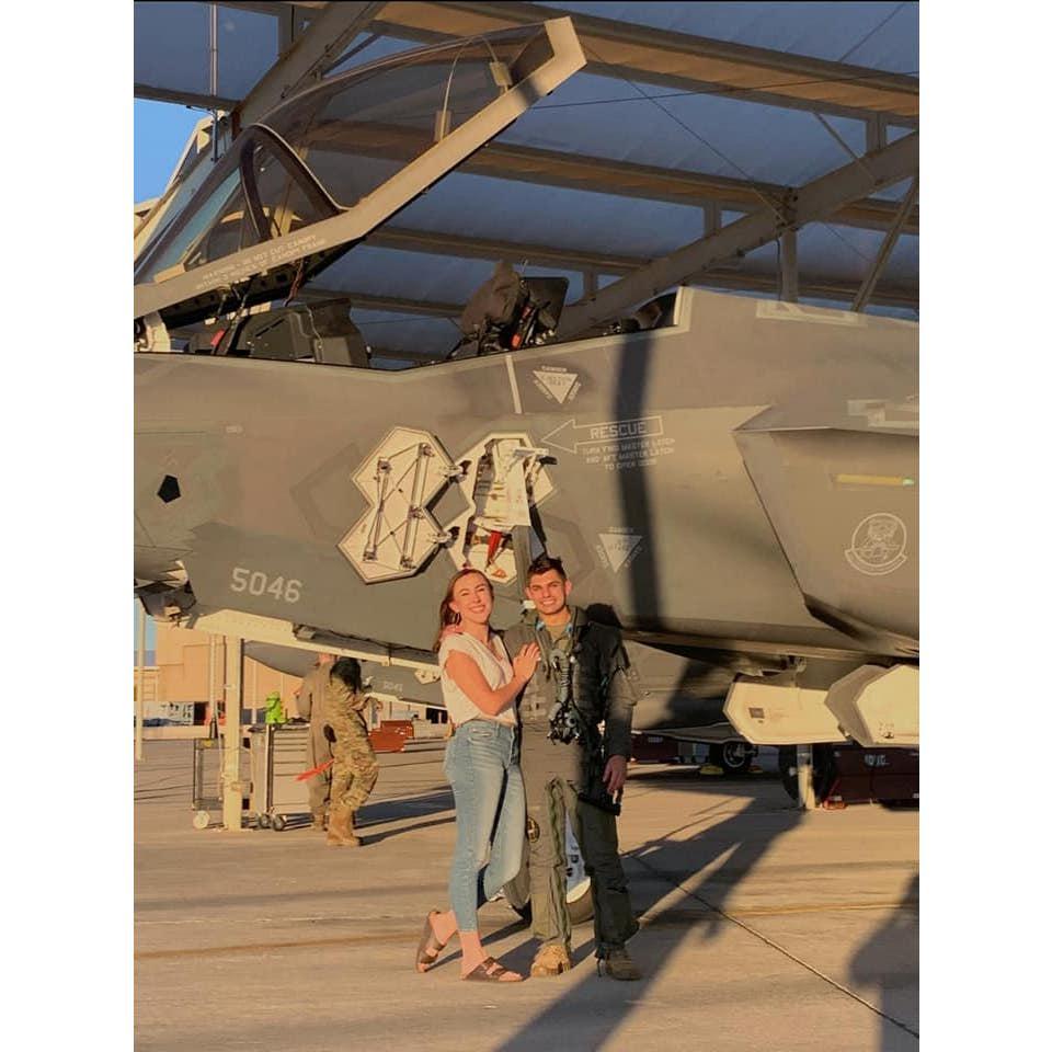 First photo after Brett's first F35 flight