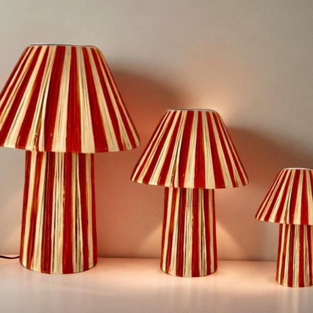 lamp raffia Natural raffia lamp, raffia lampshade, TABLE LAMPSHADES Moroccan Handmade in Rattan, wicker shade, straw