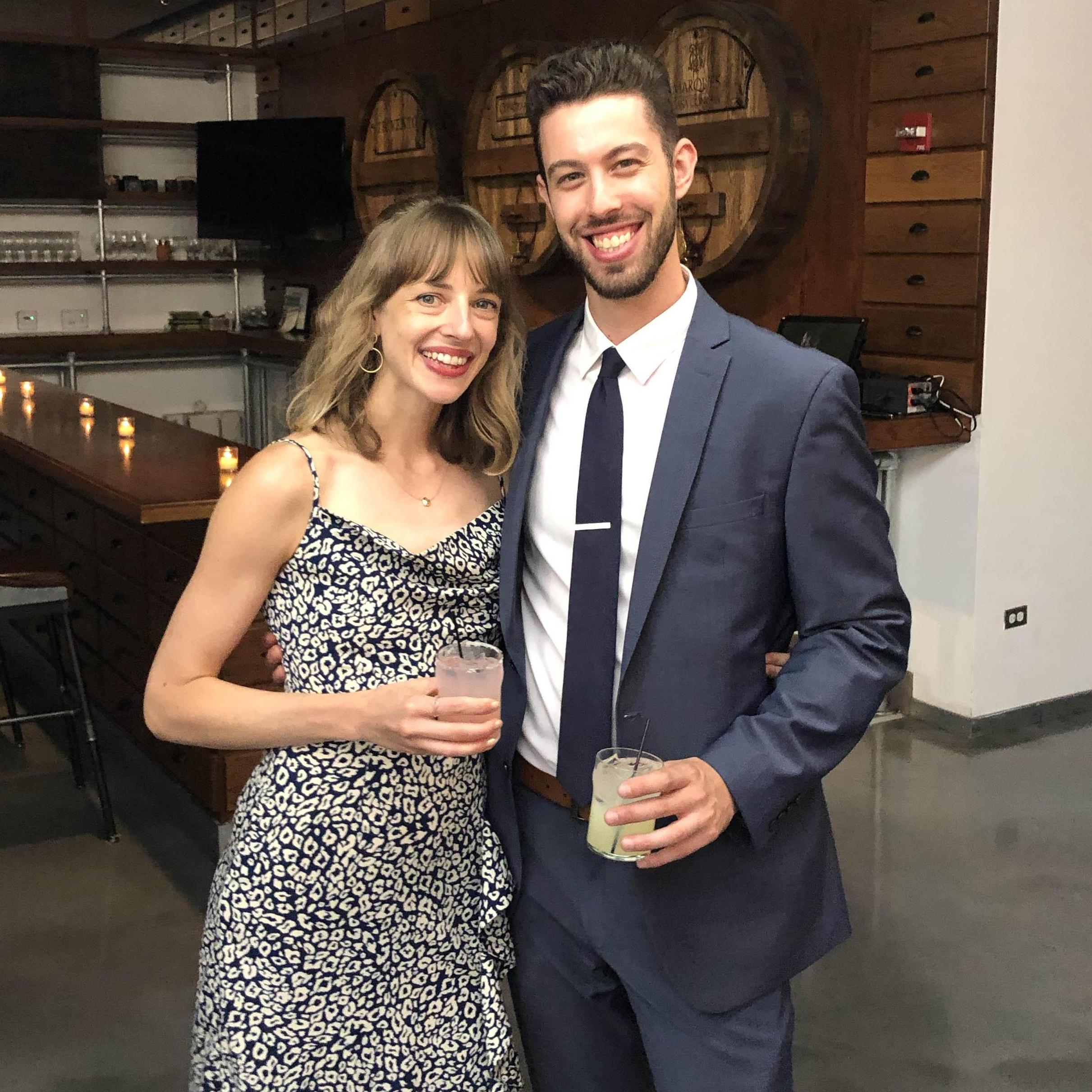 Feeling fancy at our friend's wedding in Chicago