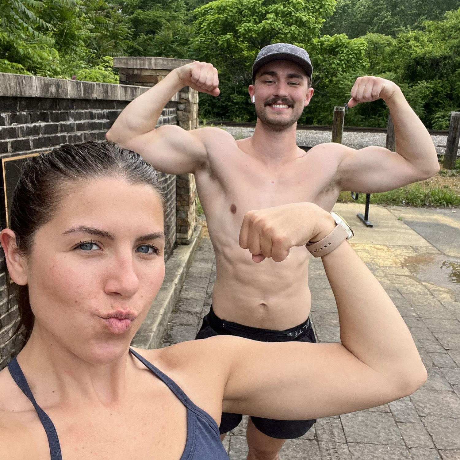Too many walks, runs, workouts with each other to count!