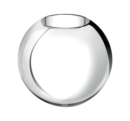 Metallized Glass Vase, Medium UNI