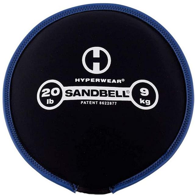 Hyperwear SandBell Sandbag Workout Bag Use at Home Gym Equipment an Anywhere Sand Bag That Ships Pre-Filled with Clean USA Sand The Best Patented Sandbags for Fitness (Sizes from 2lb -50lb)
