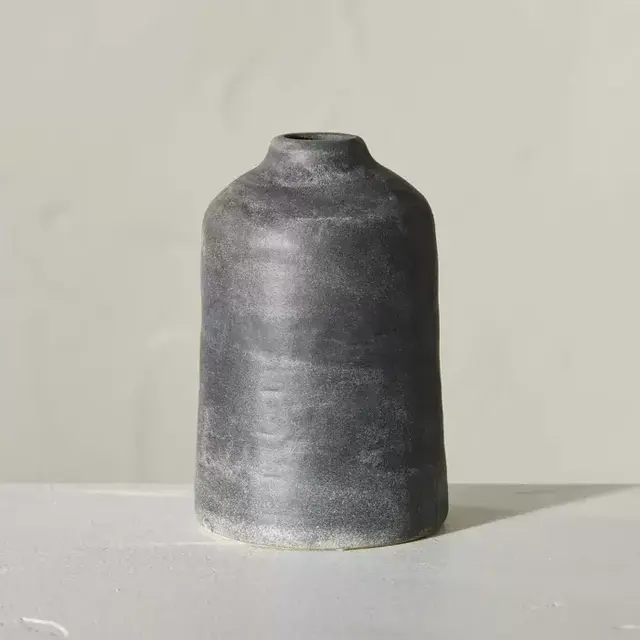 Distressed Ceramic Vase Dark Gray - Hearth & Hand™ with Magnolia