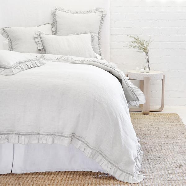 KING DUVET - MATHILDE - SILVER
