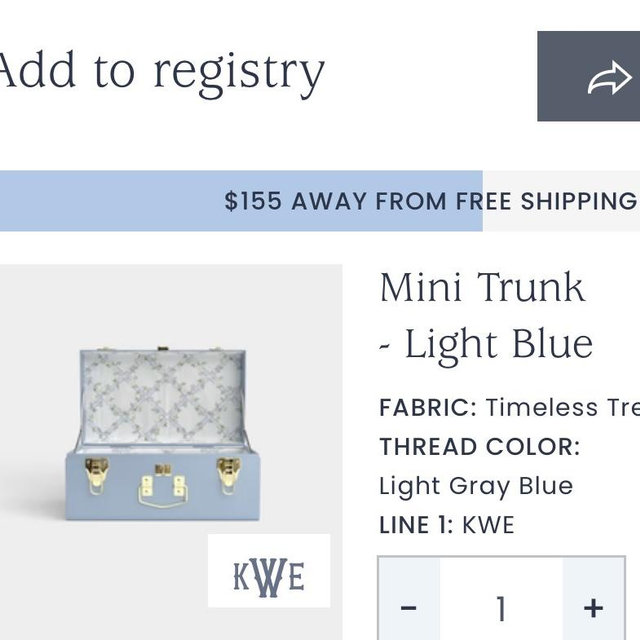 Petite Keep | Heirloom Keepsake Trunks