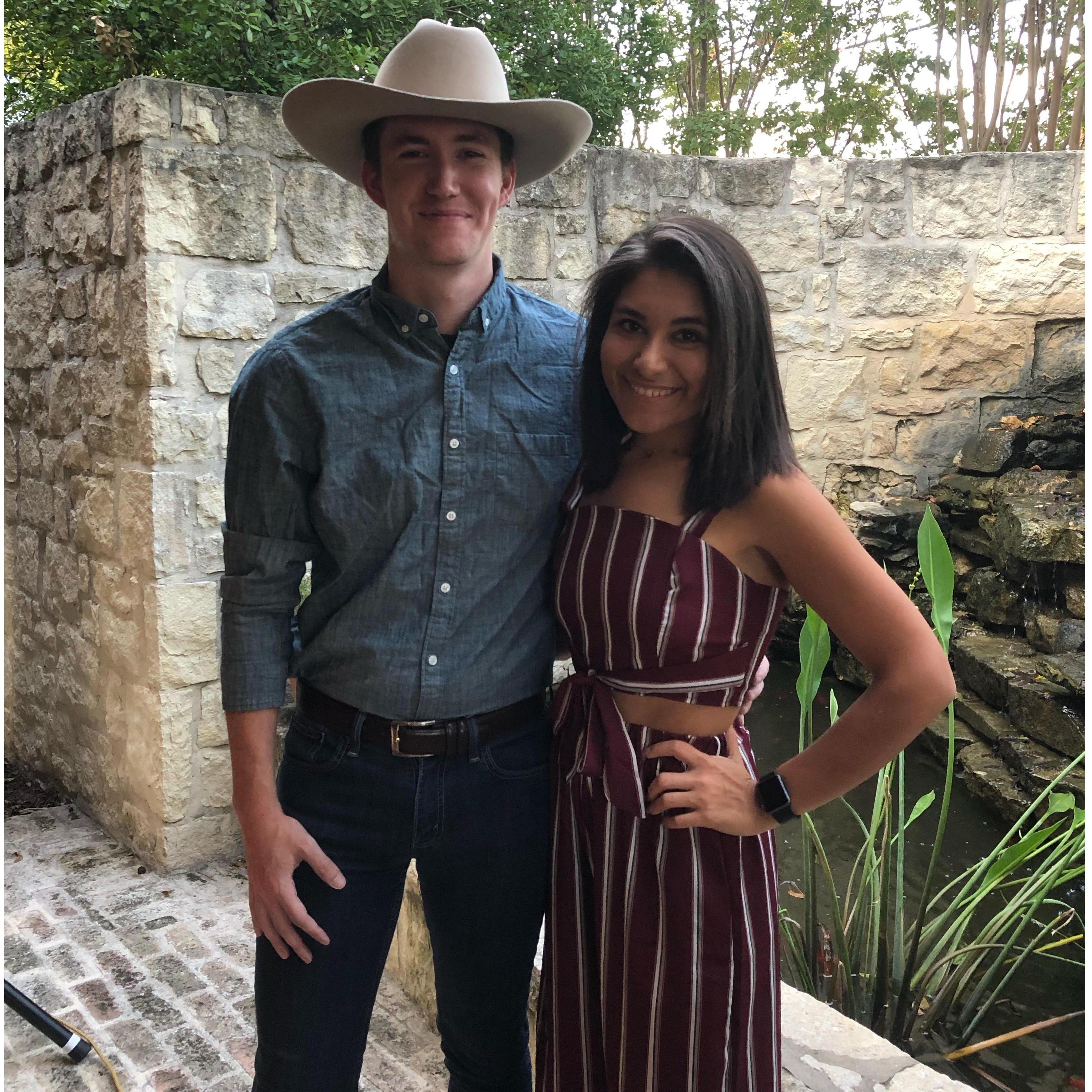 3rd Anniversary dinner in Fredericksburg. September 16, 2019