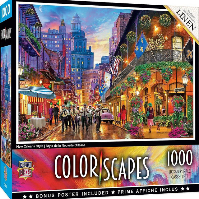 MasterPieces 1000 Piece Jigsaw Puzzle for Adults, Family, Or Youth - New Orleans Style - 19.25"x26.75"