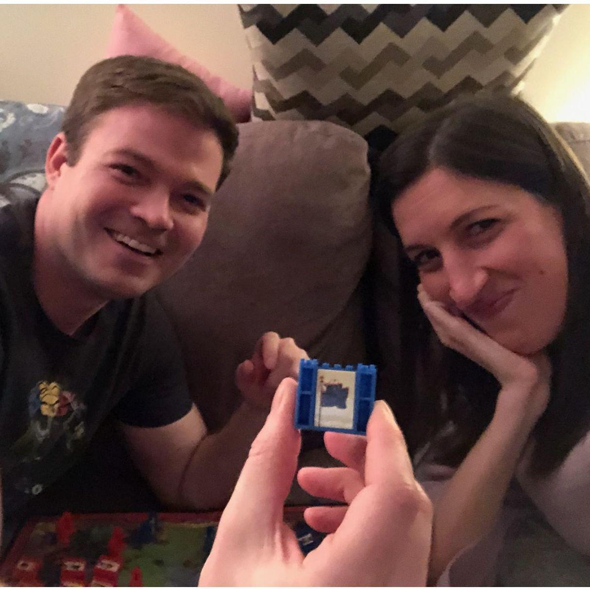We bonded over our love for Stratego. Jeff may have won this game but Lauren won the first time they ever played and Jeff can never take that away.