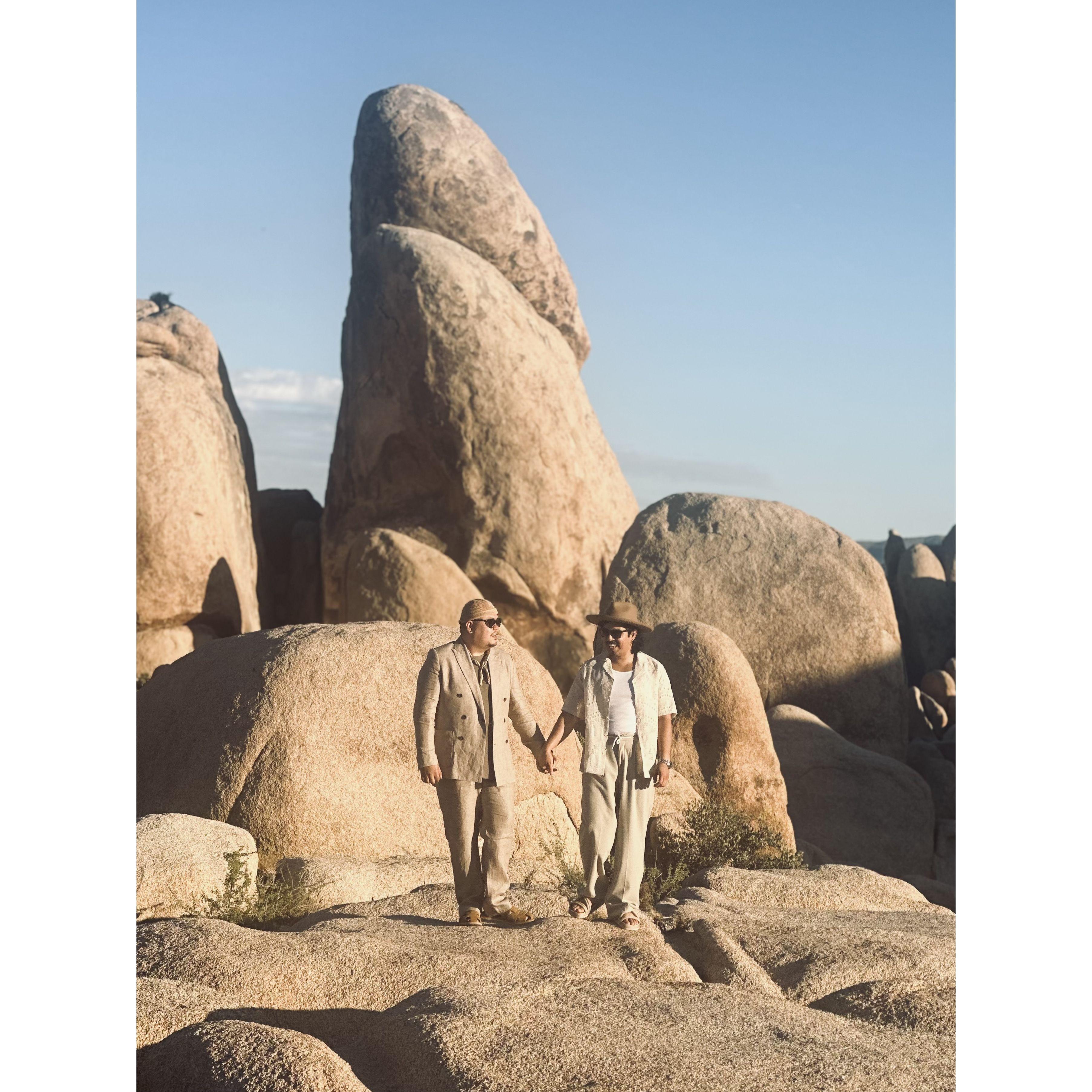 Engagement Shoot  at Joshua Tree 2023