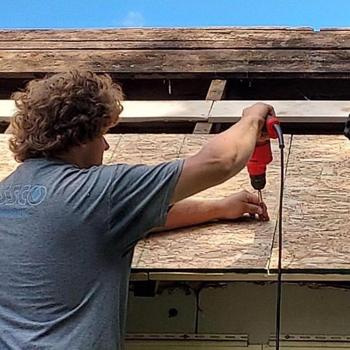 Replaced the roof to the Summer Kitchen, another one of the historic buildings our home has.