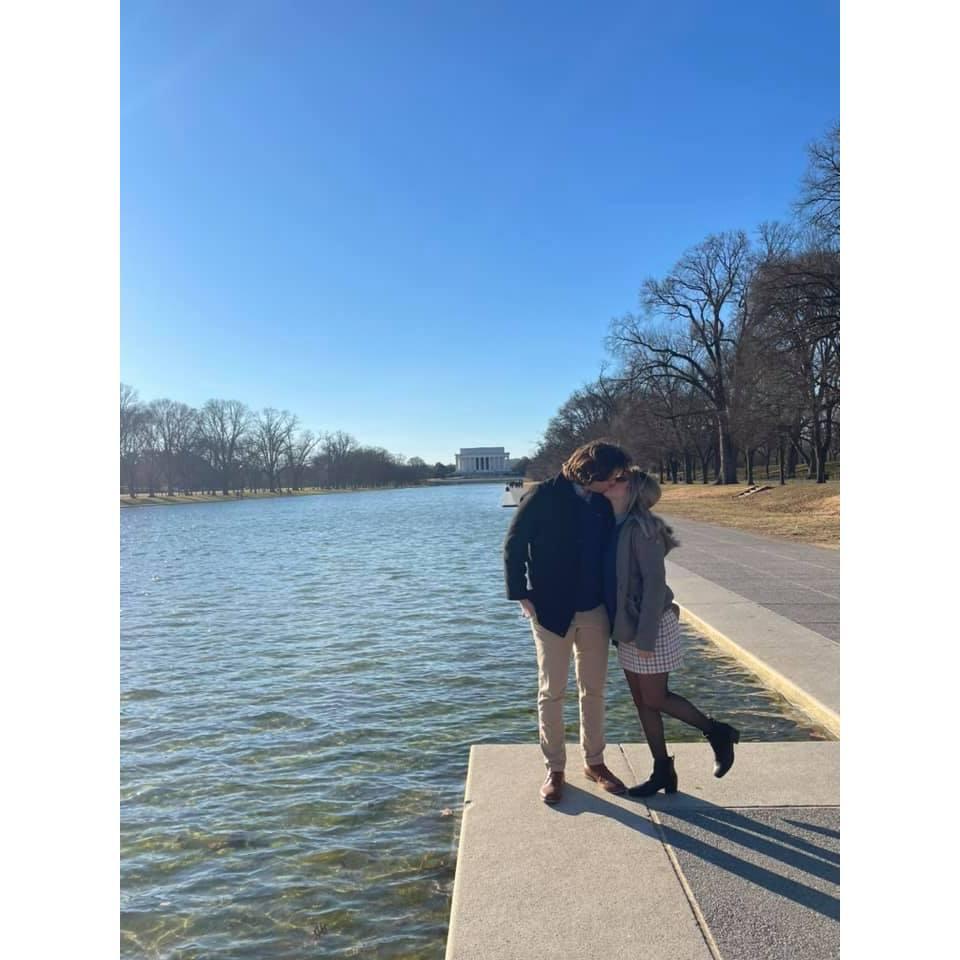 Susy's first trip to D.C. to visit Corben while he was in law school.