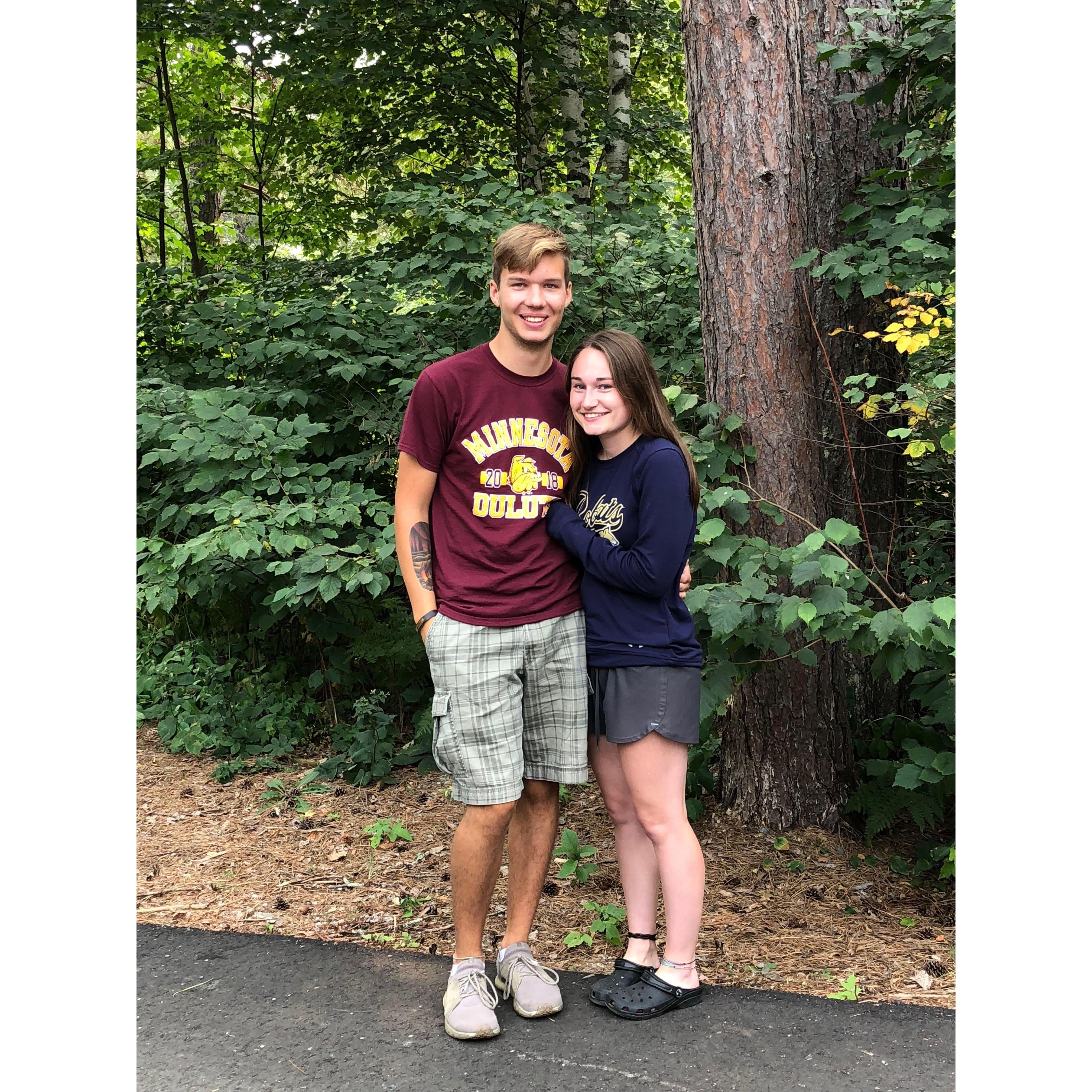 Going our separate ways for college. August 2018.