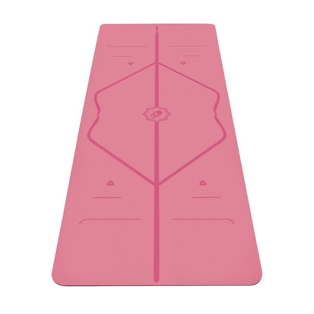 Liforme Original Yoga Mat – Free Yoga Bag Included - Patented Alignment System, Warrior-like Grip, Non-slip, Eco-friendly, sweat-resistant, long, wide, 4.2mm thick mat for comfort