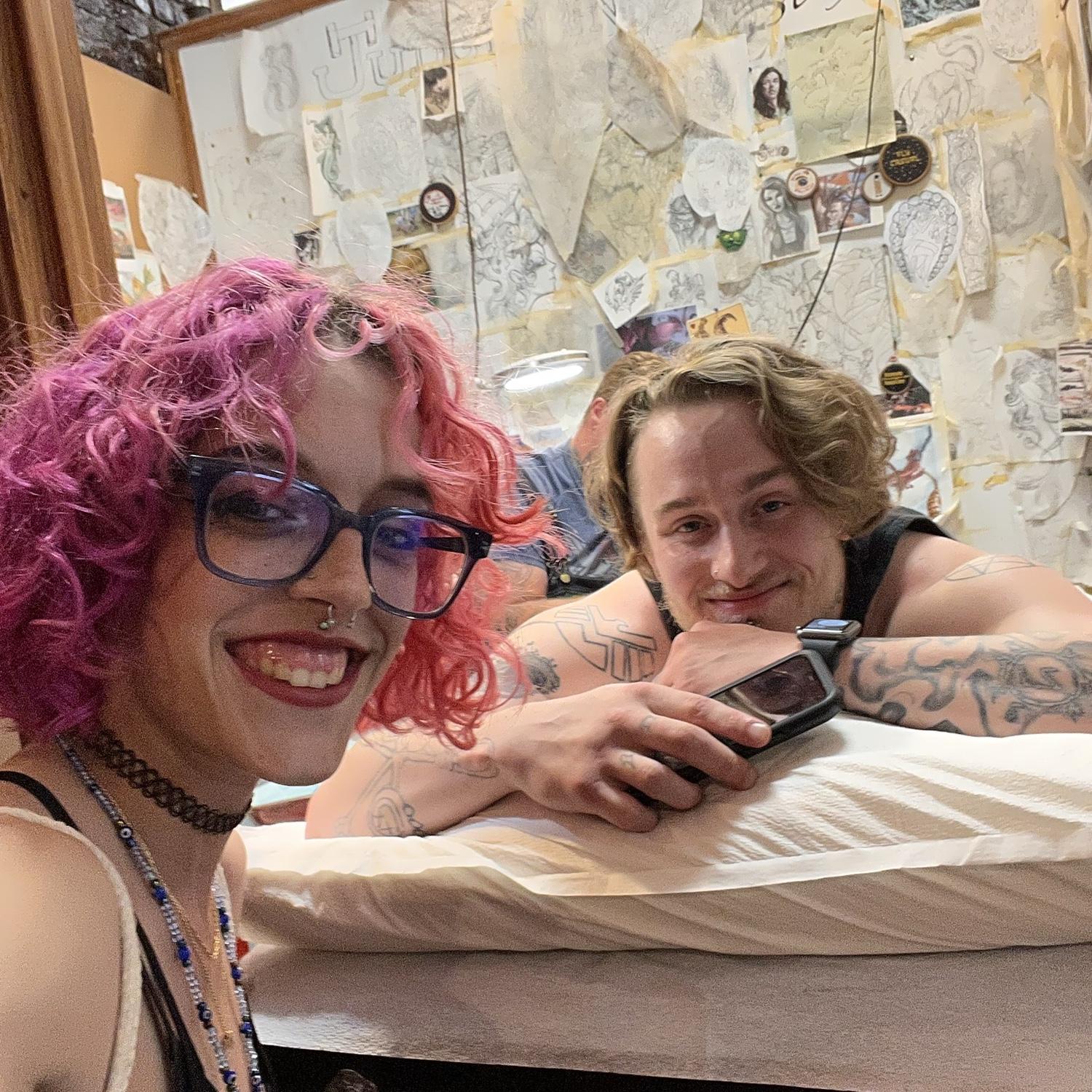 NOLA matching tattoos!