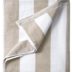 LULUHOME Large Oversized Beach Towel - Big Cotton 36 x 70 Inch Striped Pool Towel, Large Cabana Soft Swimming Towel for Adult Men Women,Chiffon
