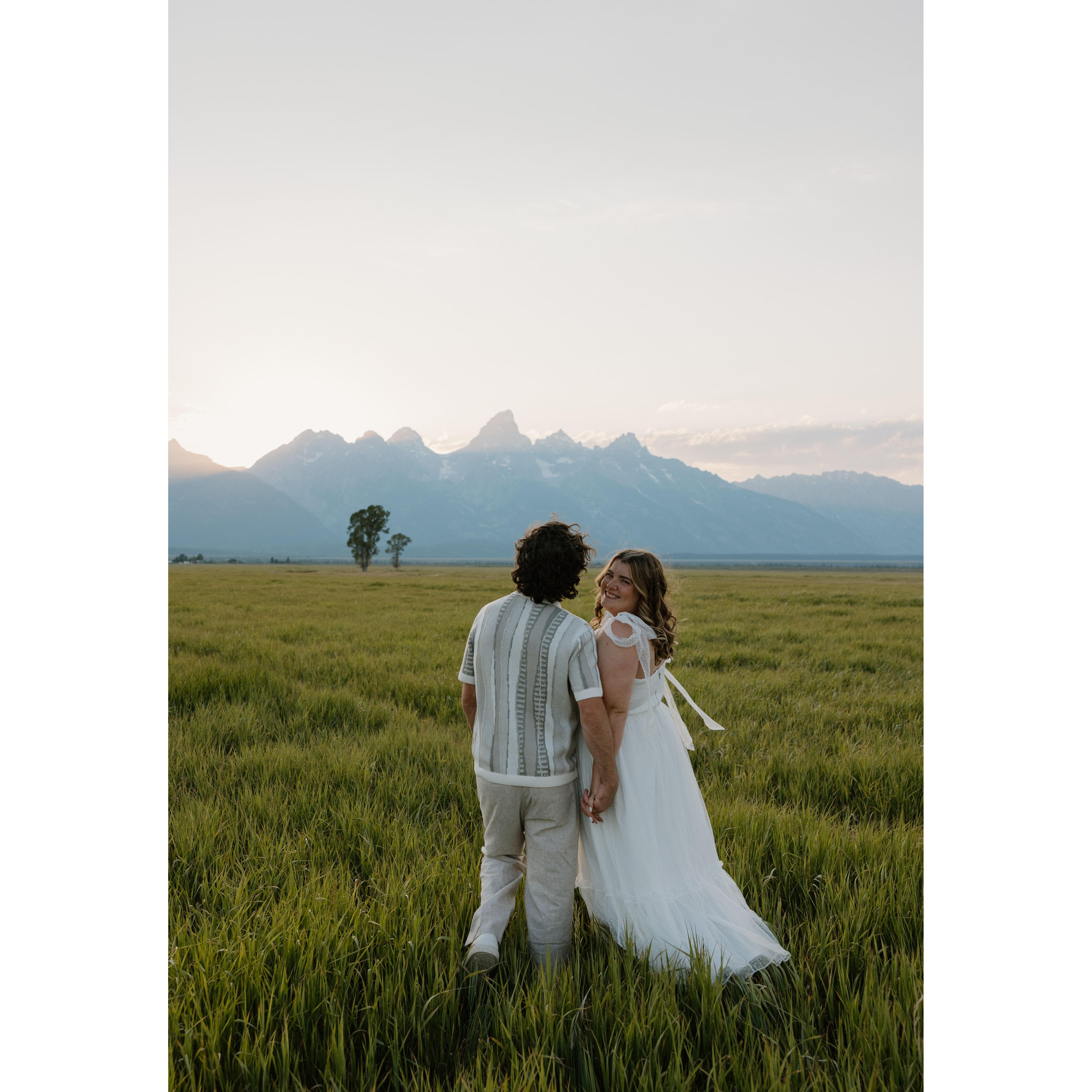 Our magical engagement session at Teton National Park!