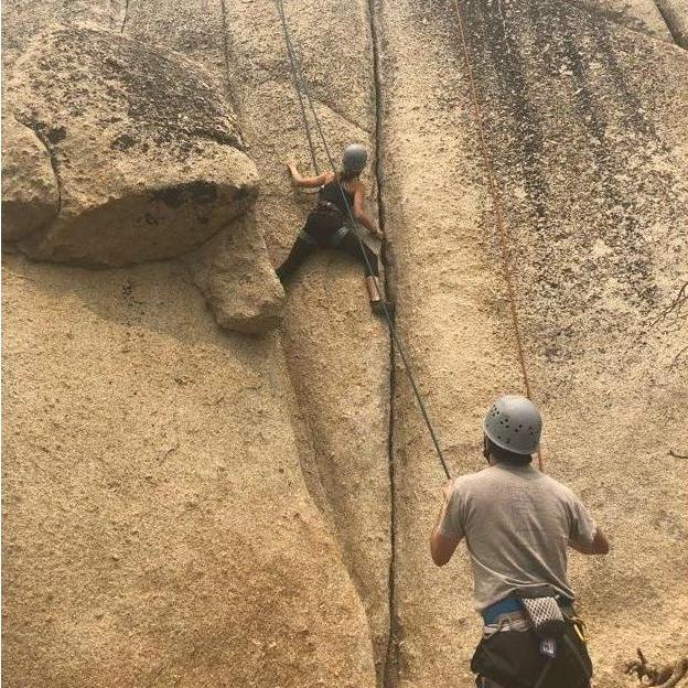 Rock climbing in Yosemite