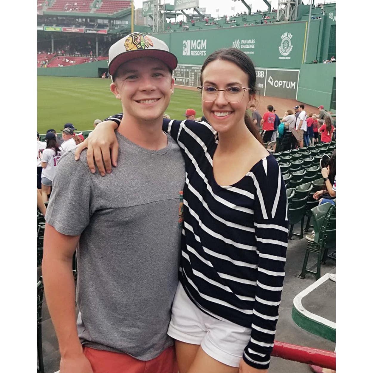 6/12/19: Fenway Park to meet up with Gina’s New Zealand cooperating teacher, Steph Chambers, and her students who were in Boston for a robotics competition!