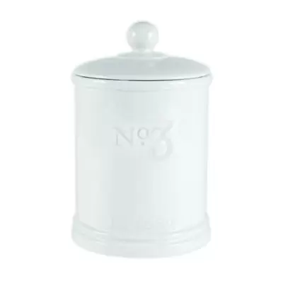Everyday White® by Fitz and Floyd® Bistro Large Numbers Canister