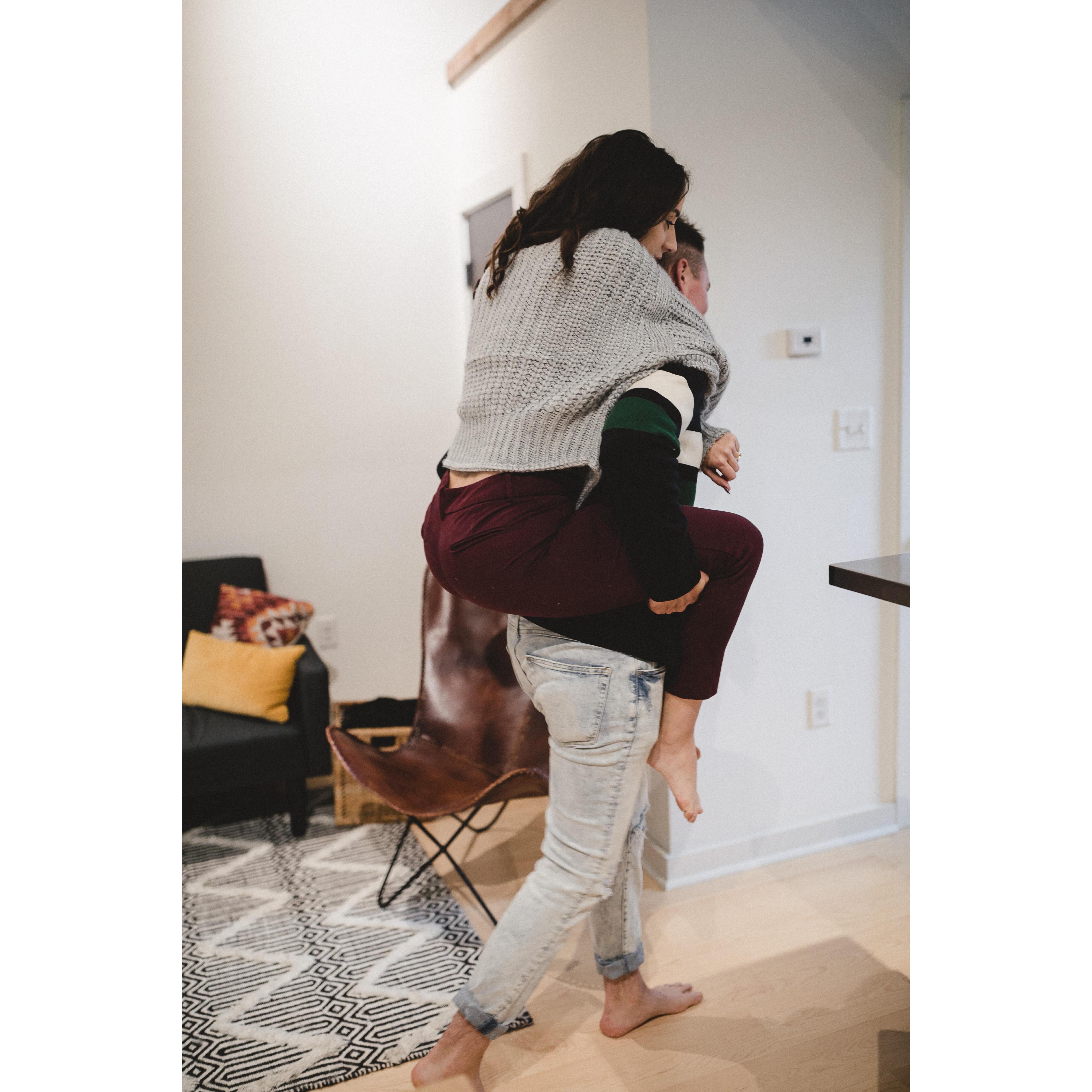 Piggy back rides forever!