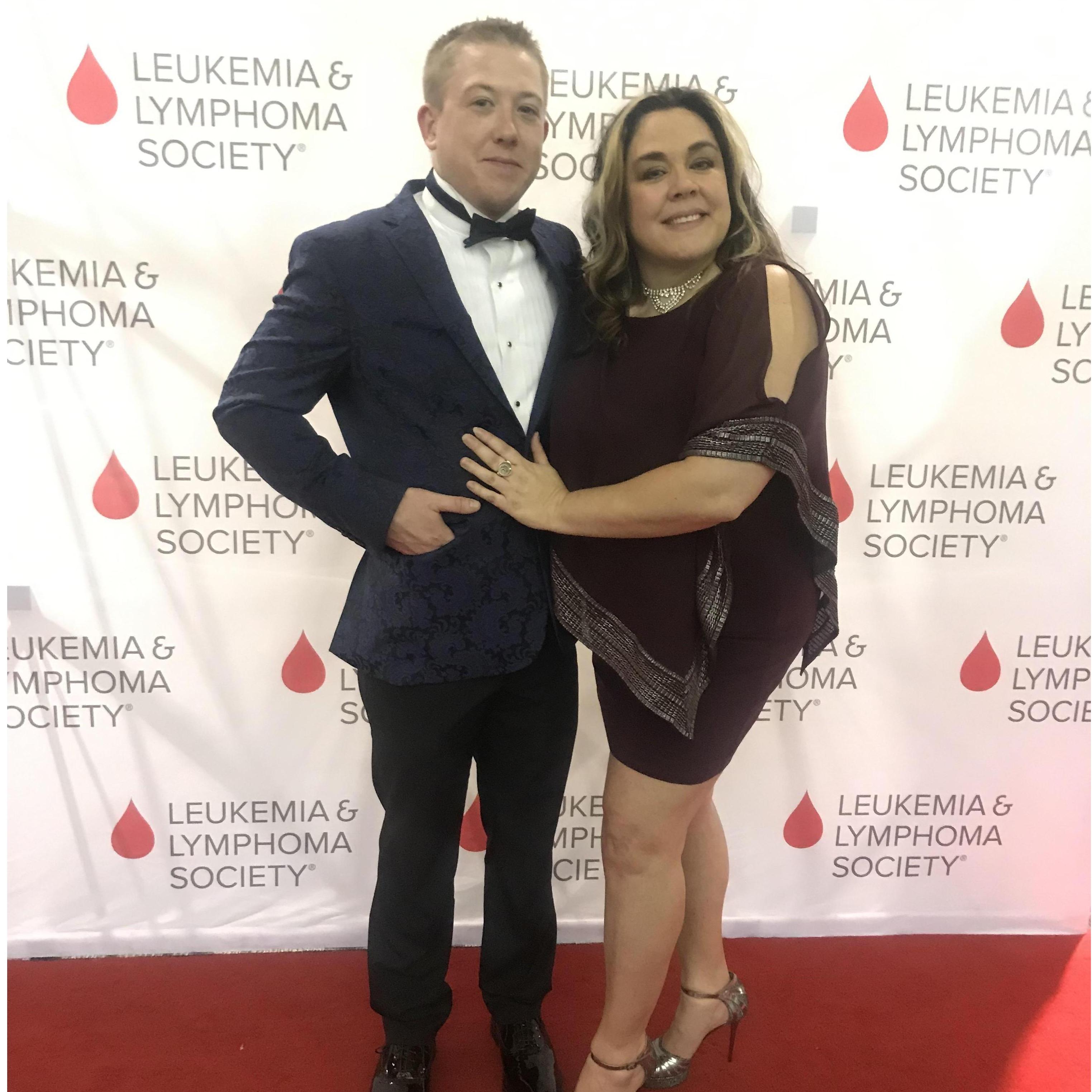 Our first LLS Gala.....he sure cleans up nice!