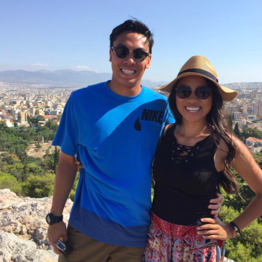 college nicole + jed (in athens!)