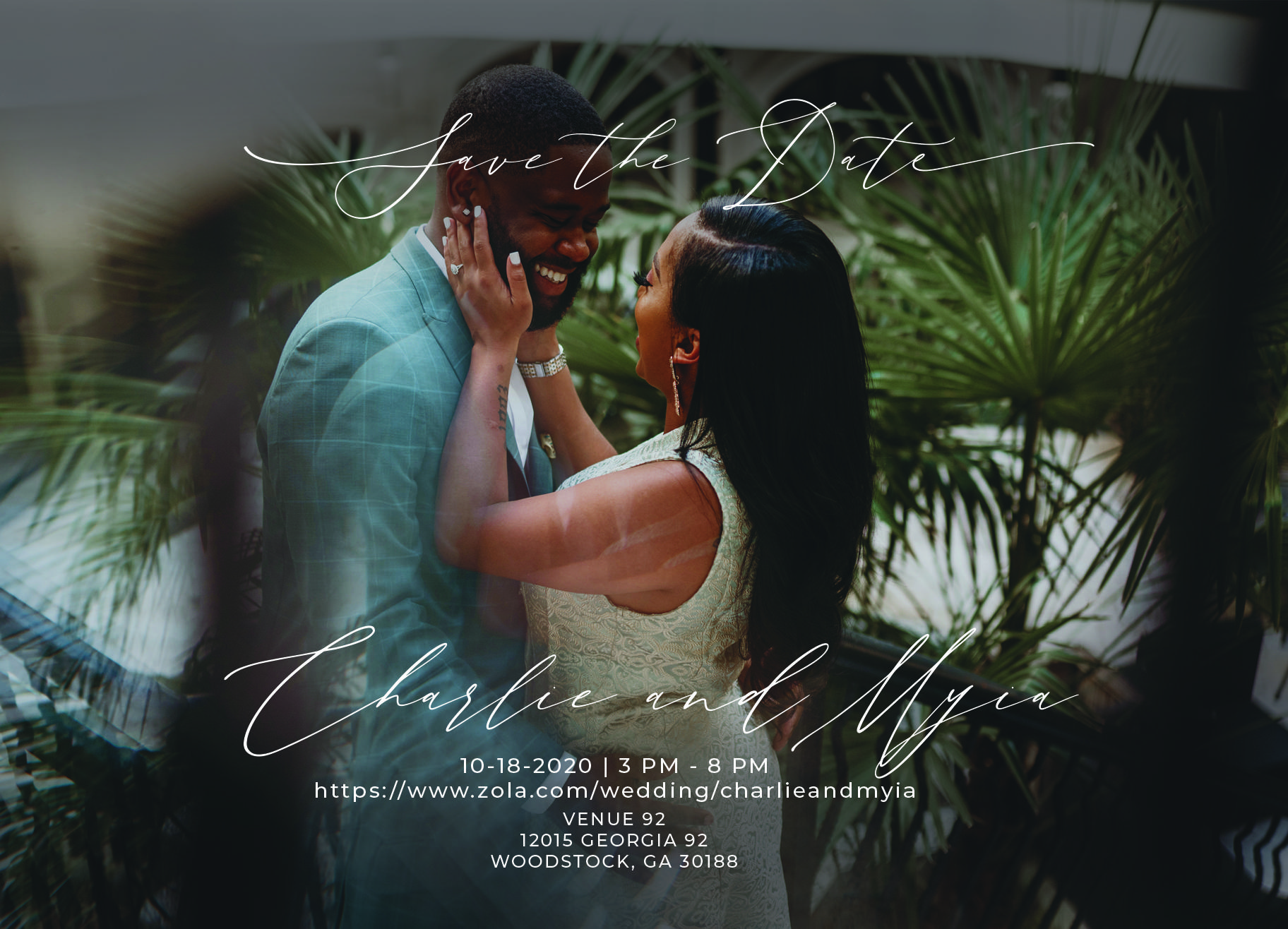 The Wedding Website of Charlie Parks and Myia Vaughn