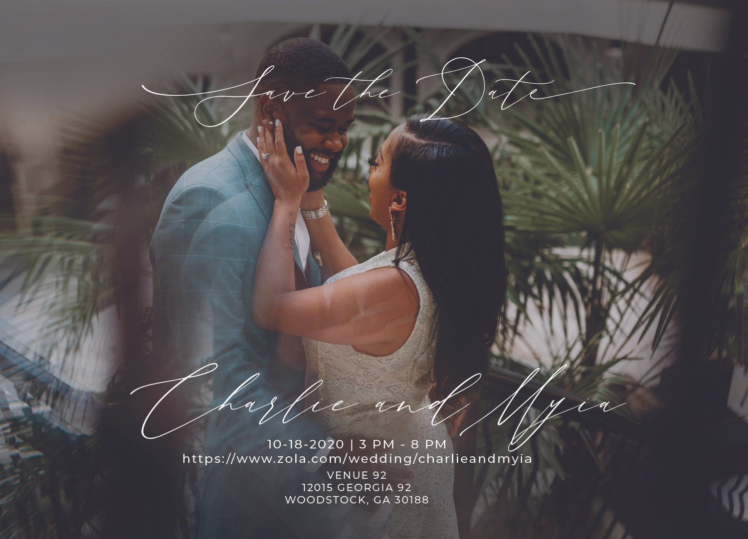 The Wedding Website of Charlie Parks and Myia Vaughn