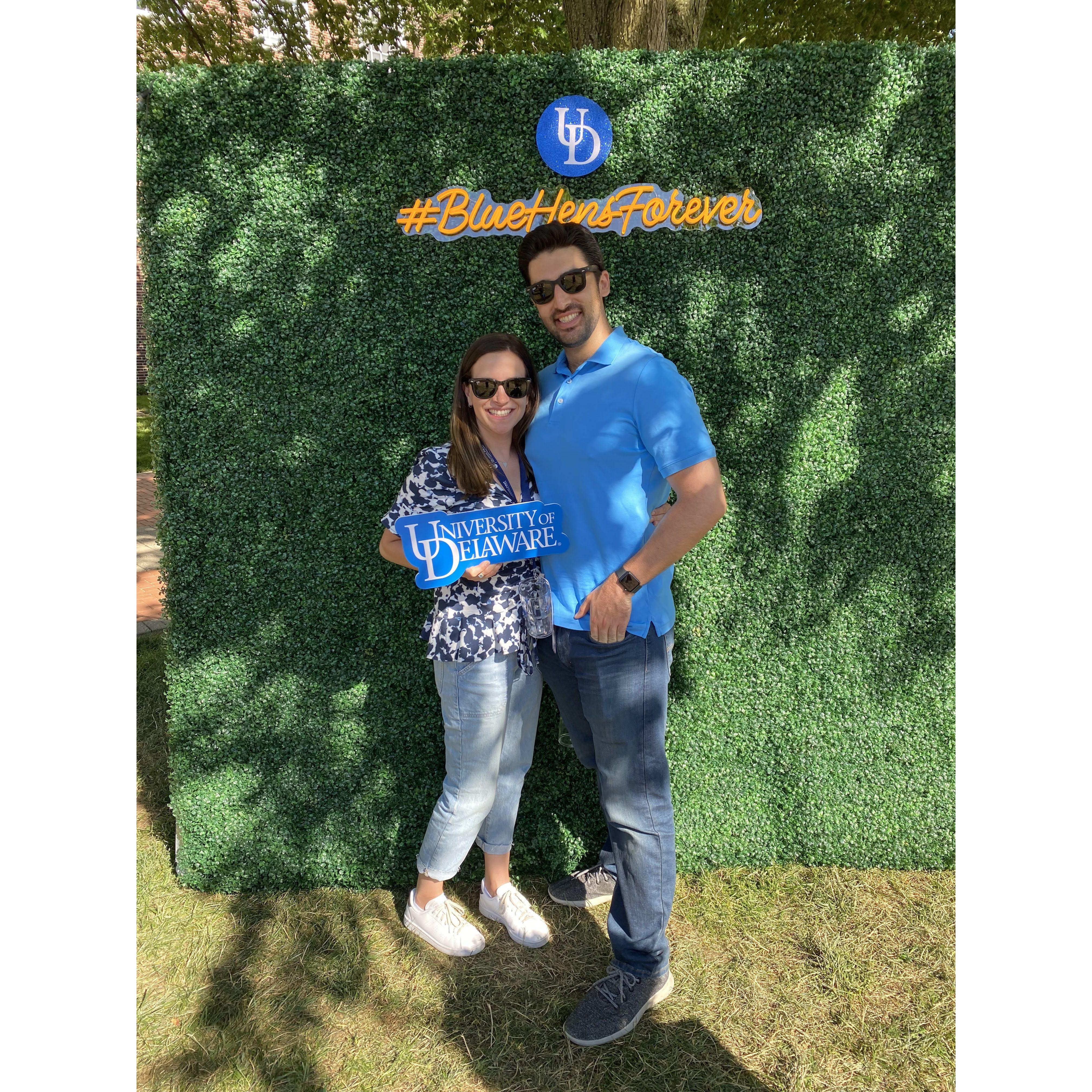 University of Delaware Alumni Weekend. Go Blue Hens!
