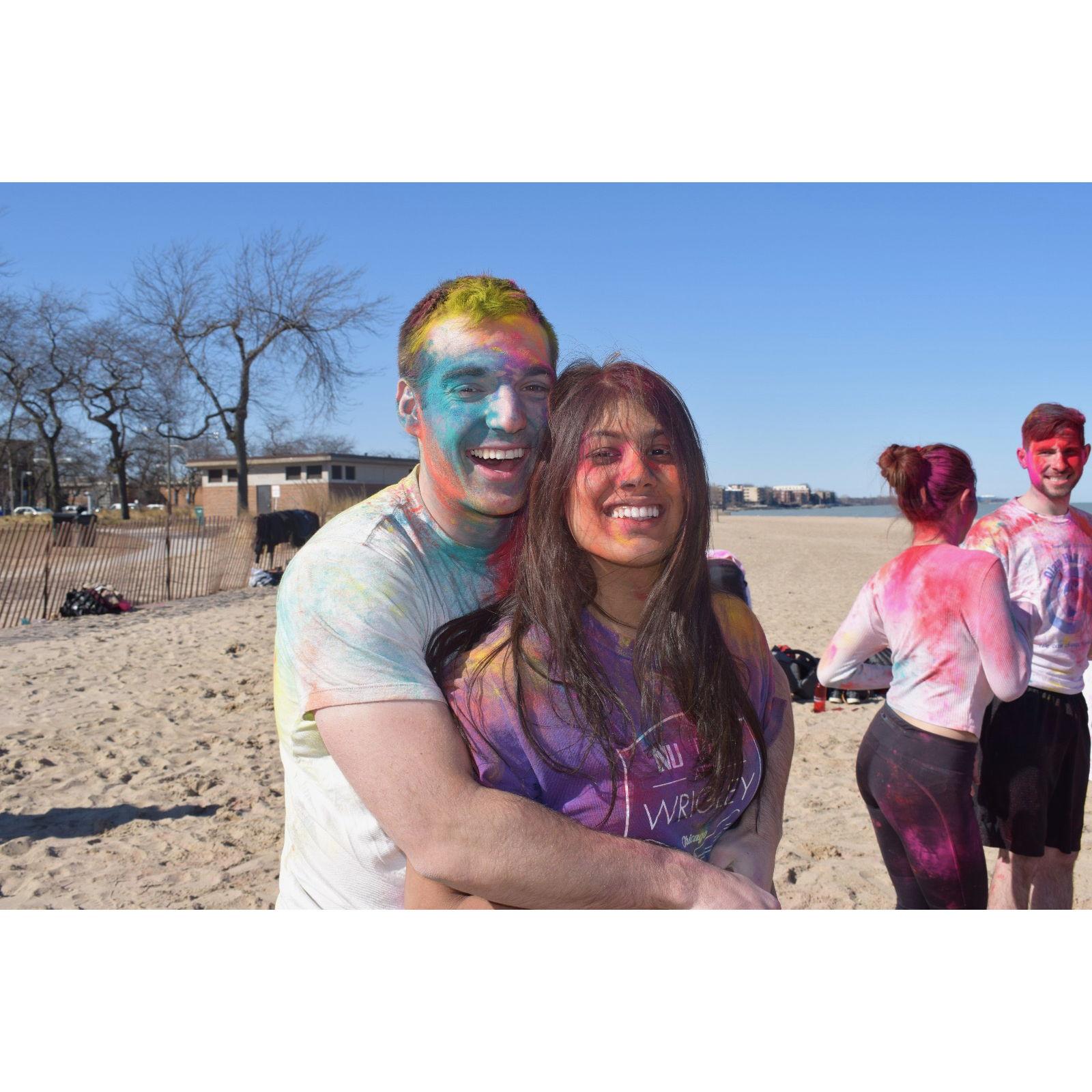 Our first Holi together!