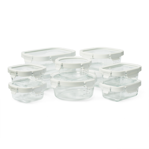 Sur La Table Glass Storage Containers, Set of 20