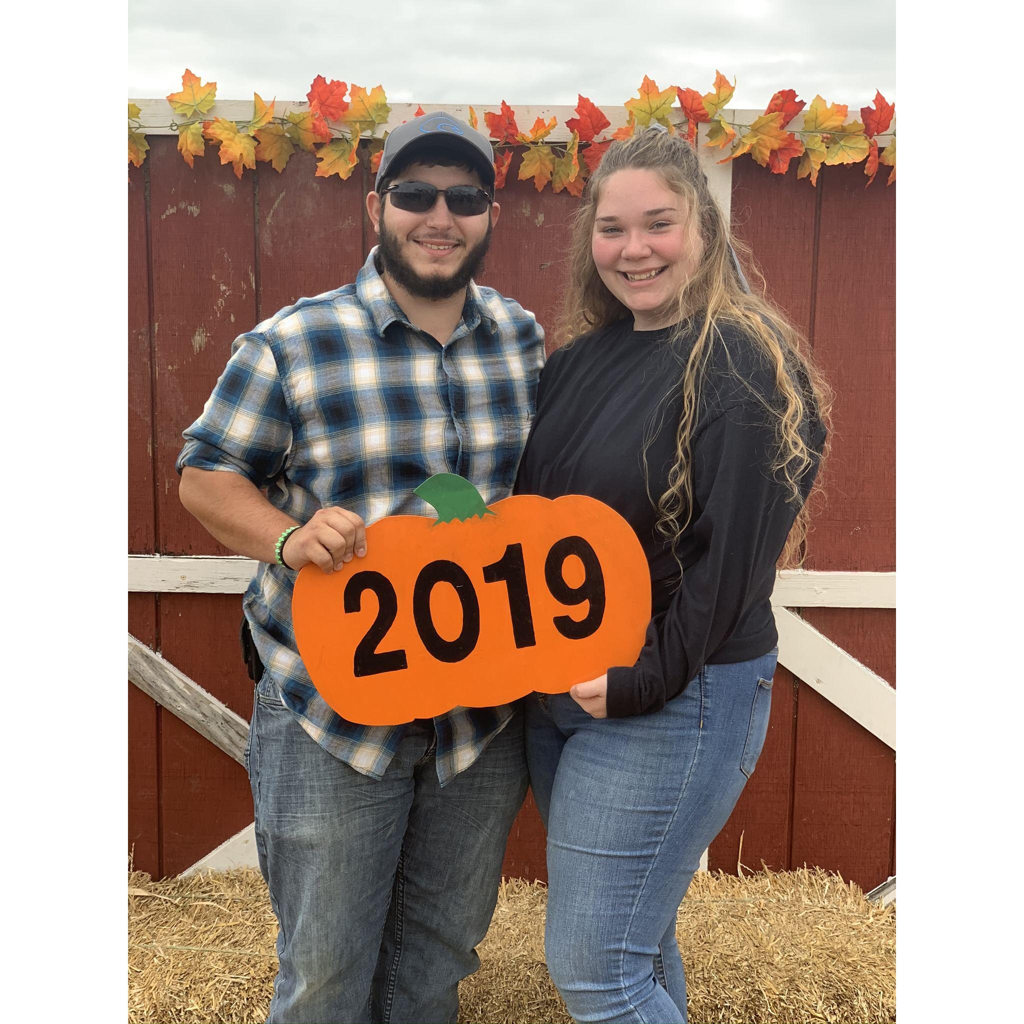 Same pumpkin patch from 2017, but in 2019. Also my last Instagram post lol