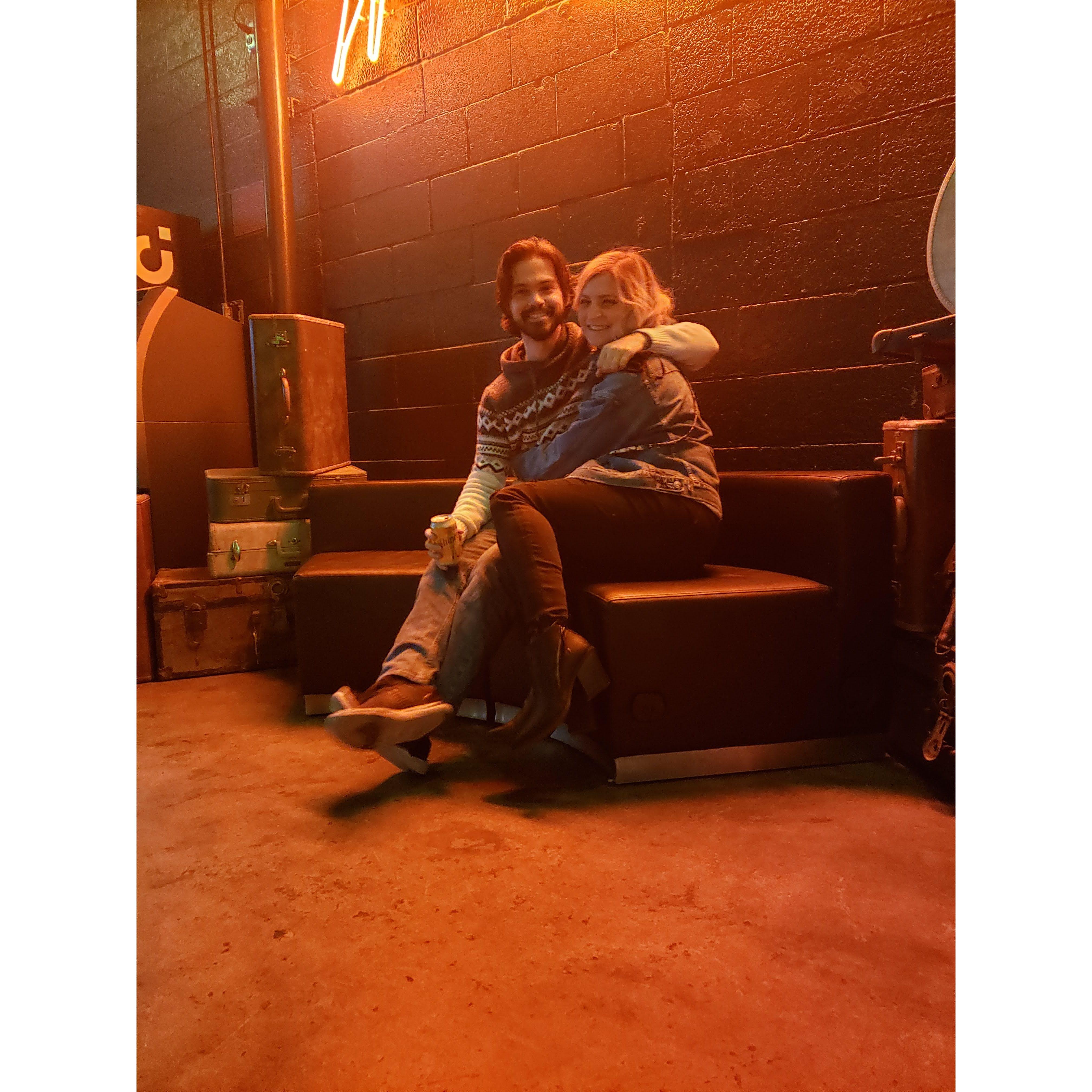 We used to spend a lot of time on West 7th street in Fort Worth, this is from one of Darby's favorite bars, Bodega.