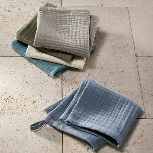 5pk Organic Gauze Washcloth Set Cool - Casaluna™
