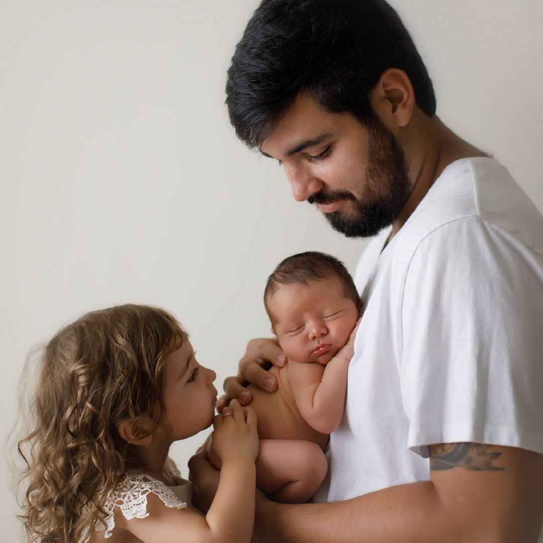 Dada finally got his baby boy! Watching Tatum become a big sister was so special.