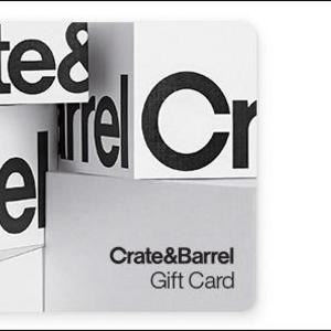 Purchase eGift Cards: Crate & Barrel