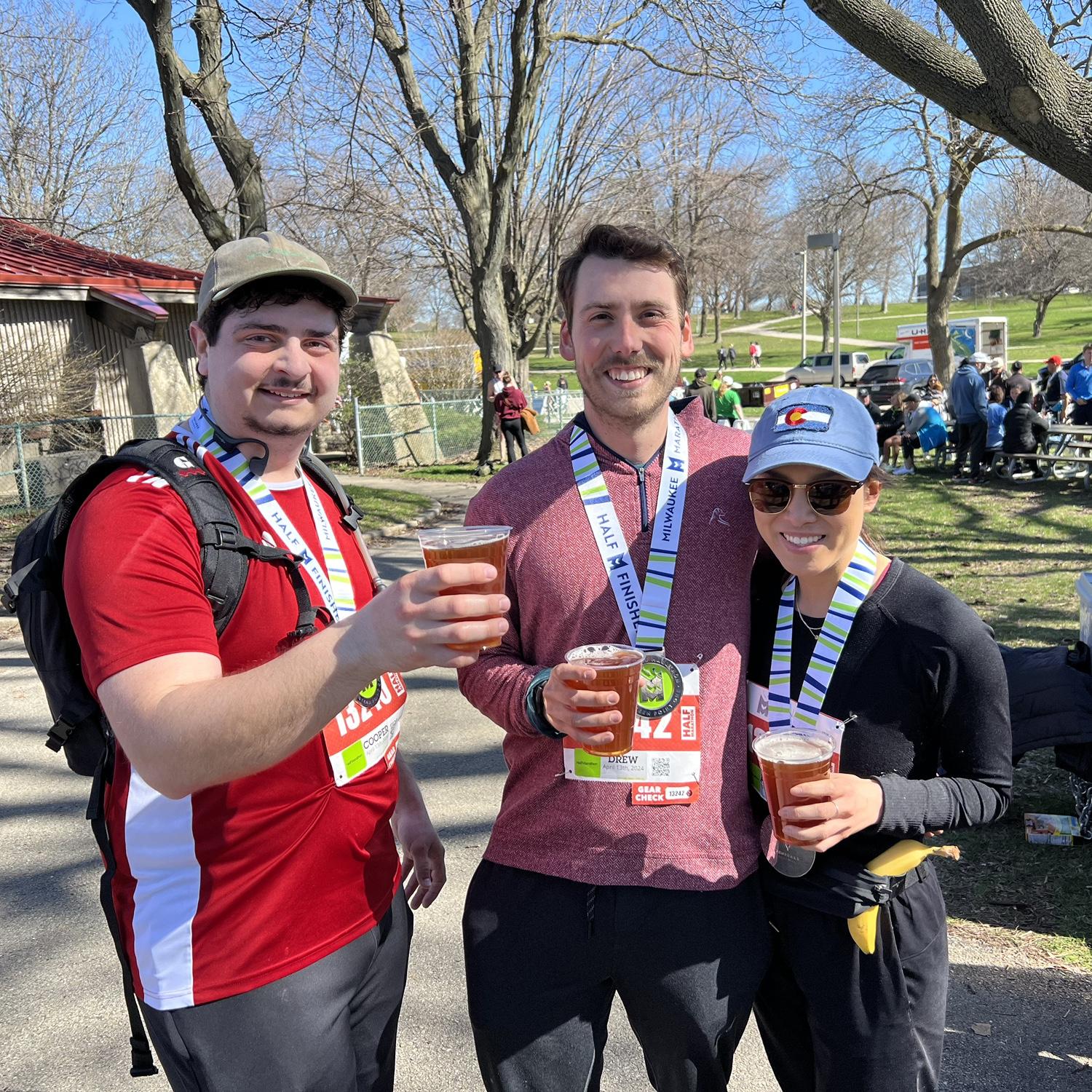 Ran a half marathon with Cooper!