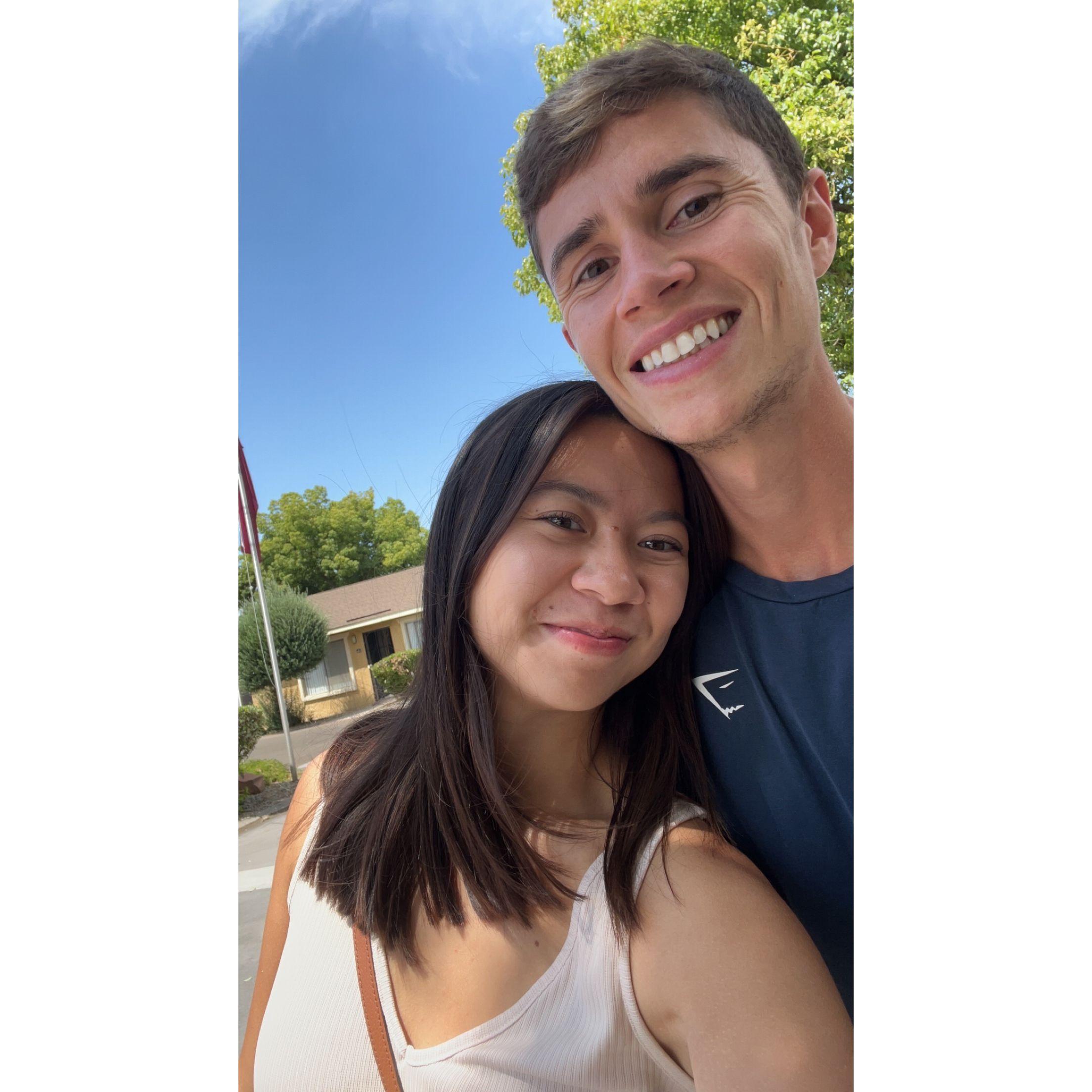 Marina's first visit to Fresno and our first weekend seeing each other in 3 years.