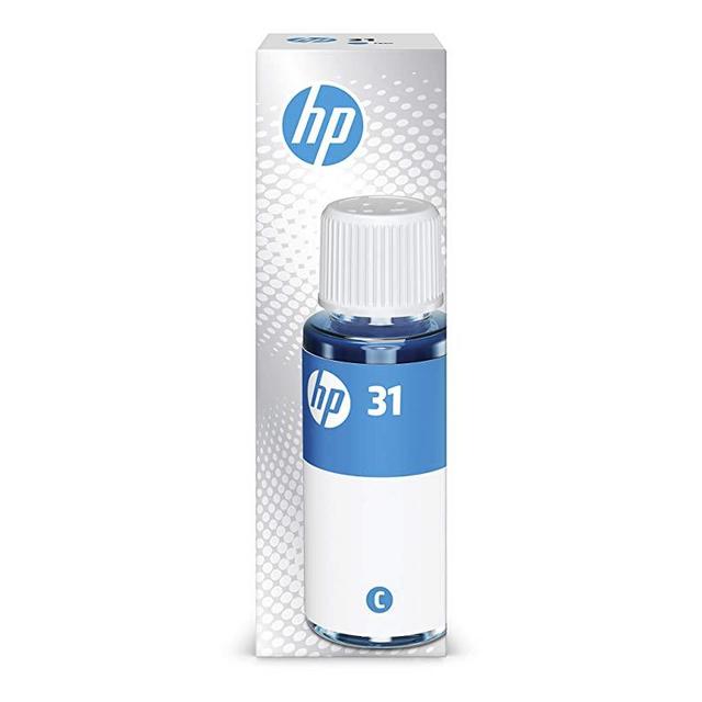 HP 31 Cyan Ink Bottle, 70ml (1VU26AN)