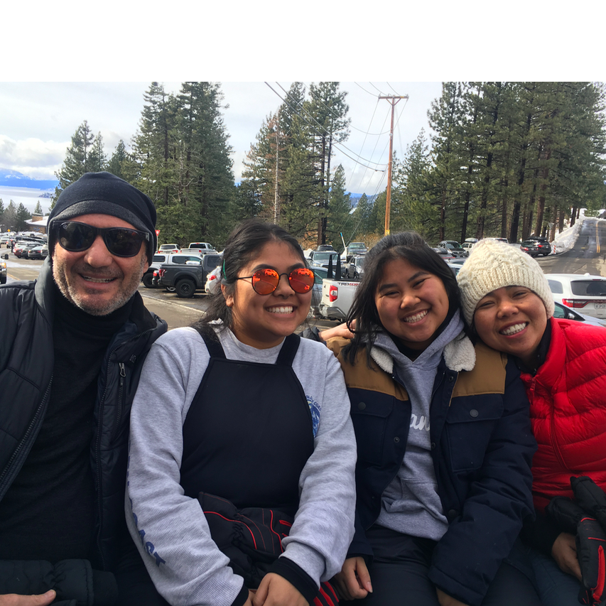 Before they dropped out of ski school