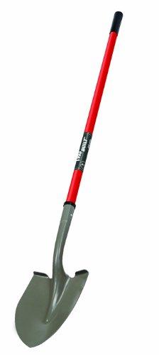 Truper 31213 Tru Built 47-Inch Round Point Shovel, Long Handle, Fiberglass