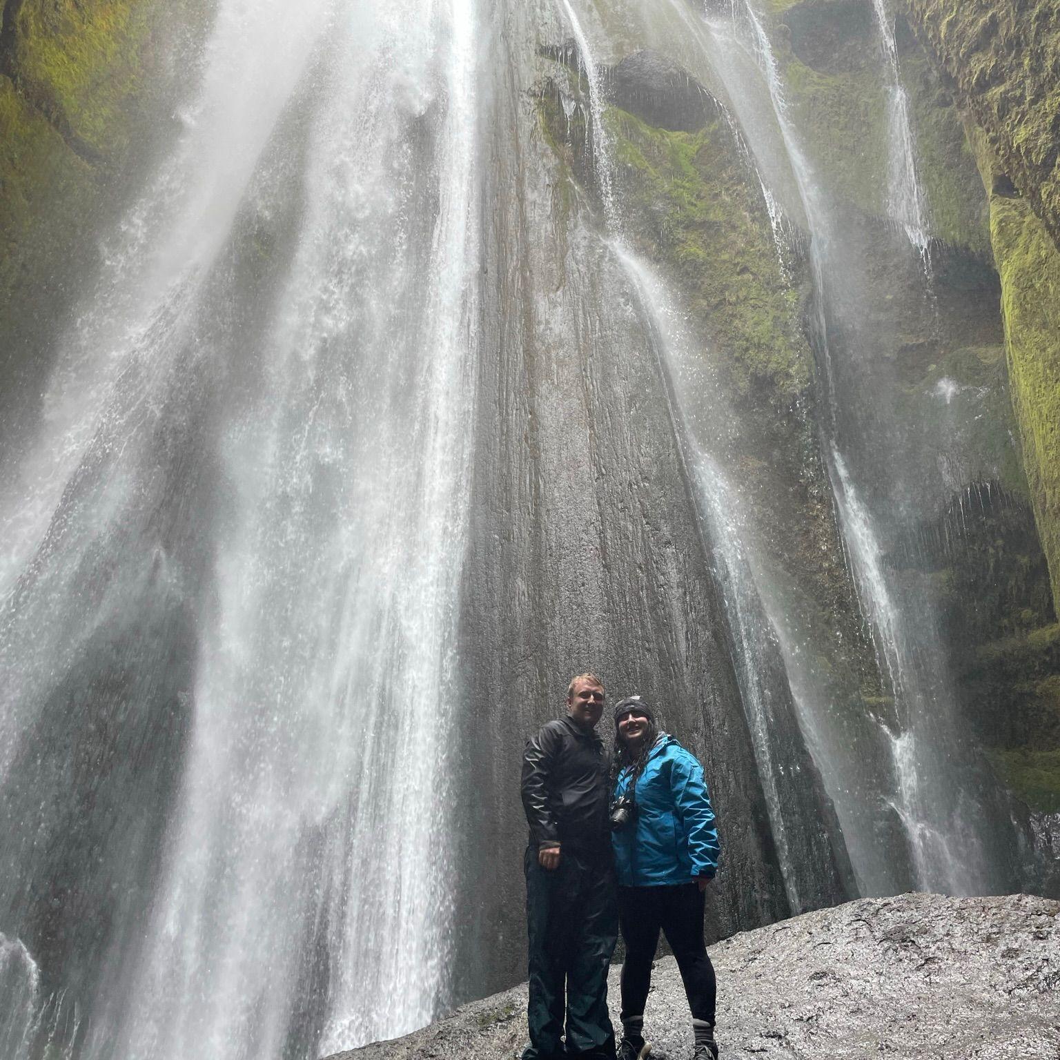 Our first international trip together! We went to Iceland in 2022.